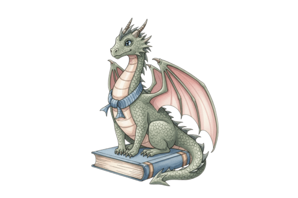Download A Whimsical Dragon with Vibrant Scales a - Vibrant Collection
