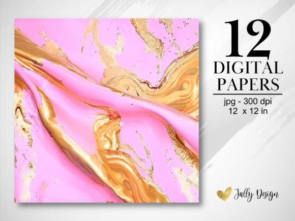 Download Pink Abstract Textures Digital Paper - Premium Bundle