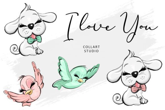 Download Cute Valentine Illustrations, Love - Valentine illustrations Collection